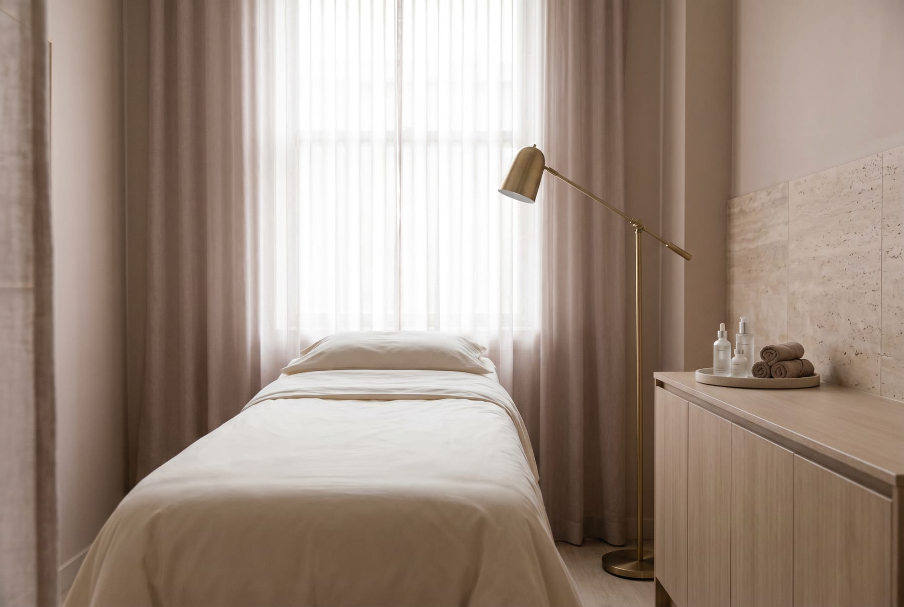 Treatment room at Skin & Clear